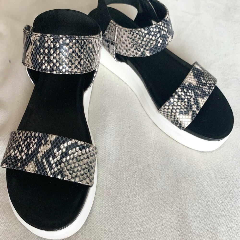 Franco Sarto Snakeskin Sandals - 7.5M